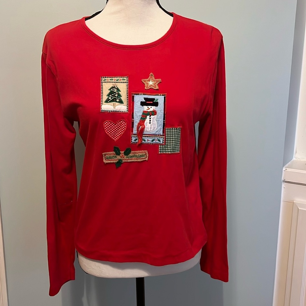 Victoria Jones Christmas Blouse